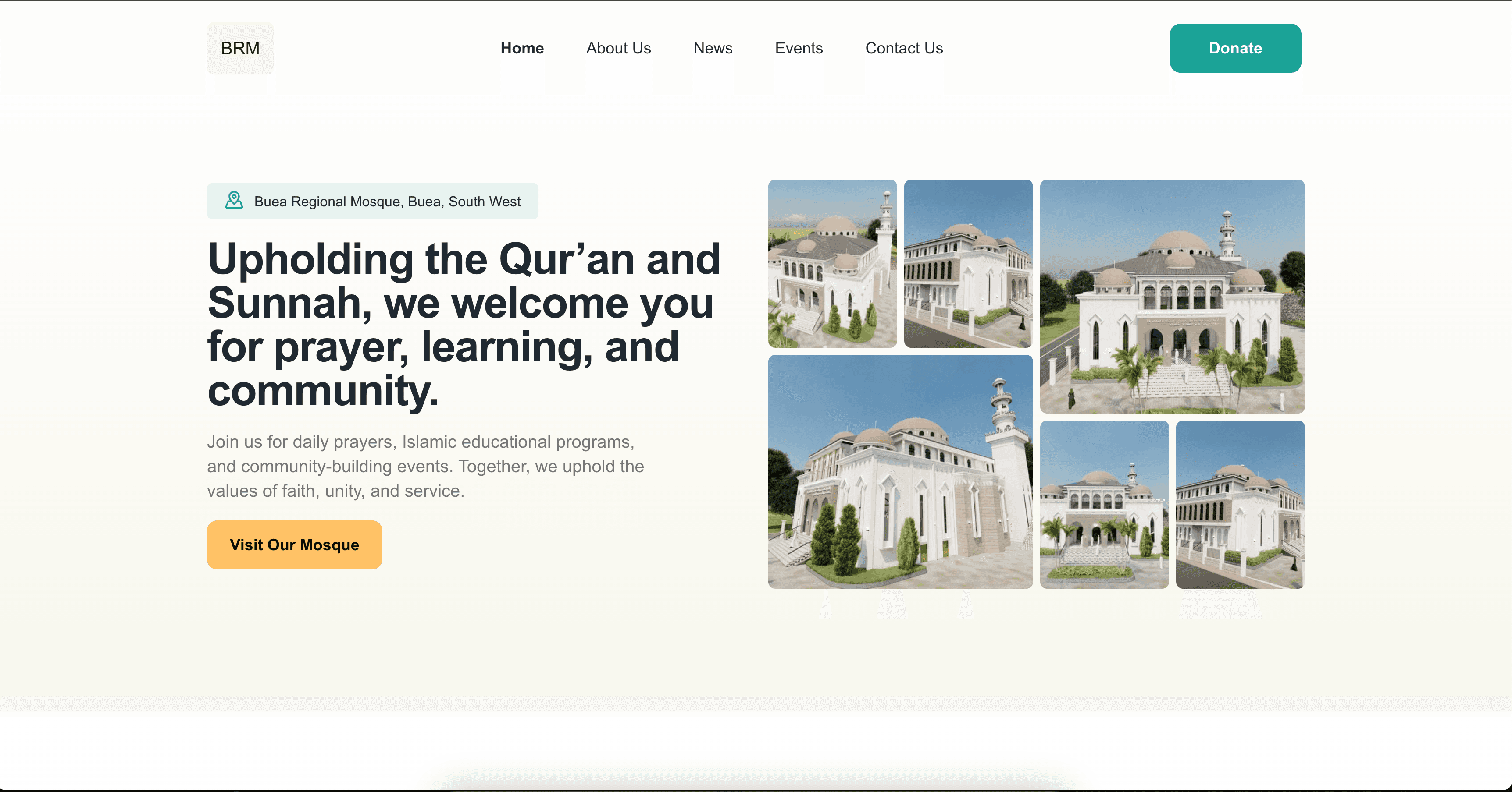 Cover photo of Buea Regional Mosque